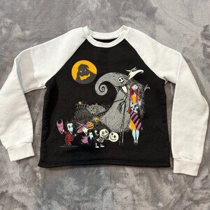 Disney Nightmare Before Christmas Kids Large Graphic Crewneck Sweatshirt